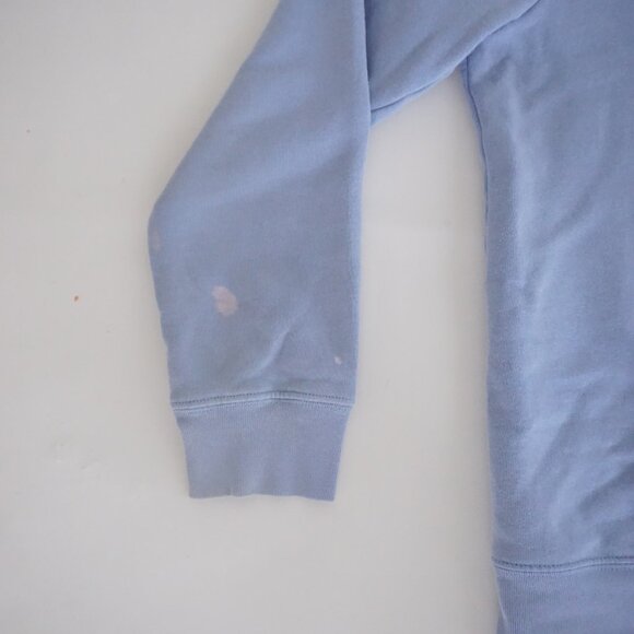 Vintage Basic Editions Blue Cat Birdhouse Embroidered Sweatshirt Cottagecore M - Picture 8 of 10